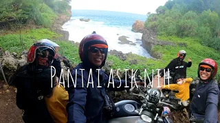 ON THE ROAD || pantai gesing || family time ❤ || xsr155 yamaha