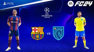 FC 24 - Barcelona vs Napoli | UEFA Champions League 23/24 Round 16 Full Match | PS5™ [4K60]