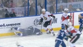 Mark Borowiecki Hit on Brian Boyle Fights Coburn - Game Misconduct