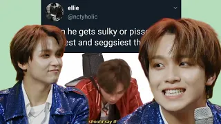 NCT VINES/TWEETS TO WATCH BECAUSE SULKY AND PISSED HAECHAN IS SO CUTE