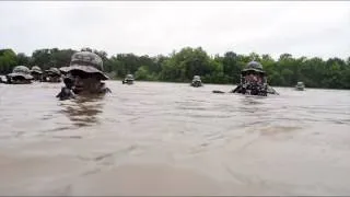C Troop Conduct Water Infiltration Techniques