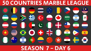 50 Countries Marble Race League Season 7 Day 6/10 Marble Race in Algodoo