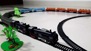 Longest Rail King Classic train set with track | Classic train with passenger coaches and cargo