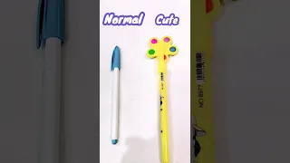 Normal V/S Cute Stationery||Superb Stationery #schoolsupplies #stationery #viral #shorts