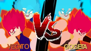 Gogeta vs Vegito (Part 1)  | Stick nodes