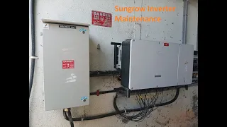 Sungrow Inverter Fan and Heat Sink Cleaning #Ongrid Inverter Routine Maintenance