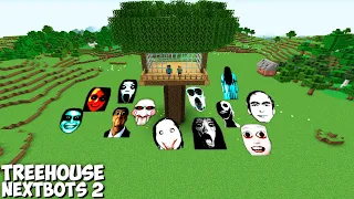 SURVIVAL TREE HOUSE 2 WITH JEFF THE KILLER and SCARY NEXTBOTS in Minecraft - Gameplay - Coffin Meme