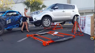 Tilting portable car jack AUTOLift3000