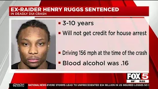 Ex-Raiders player Henry Ruggs sentenced in fatal 2021 Las Vegas DUI crash