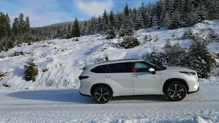 Toyota Highlander 2.5 Hybrid 2021 - Ep. 2 - Roaming in the snow