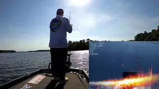 Hot Summer Bass and Crappie with LVS34 Lake Talquin. Big Crappie Fishing