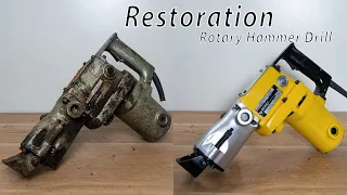 Restoration Of Heavy Duty Rotary Hammer Drill Hitachi PR-50