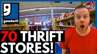 I Went to 70 Thrift Stores in ONE WEEK!