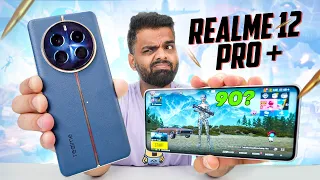 Realme 12 Pro + PUBG Test with FPS Meter🔥Heating, Gyro & Battery Drain🔥