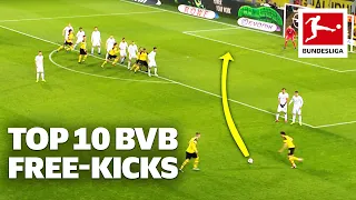 Borussia Dortmund | Top 10 Best Free-Kick Goals Ever | Reus, Aubameyang & Co.