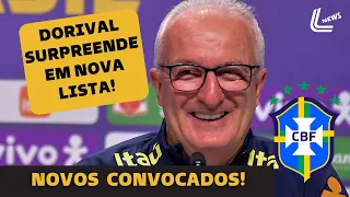 URGENTE: DORIVAL CONVOCA 4 NOVOS JOGADORES PARA A SELEÇÃO BRASILEIRA!