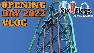 Six Flags Great Adventure 2023 Opening Day Vlog