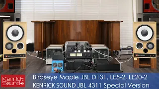Birdseye Maple KENRICK SOUND JBL 4311 Special Version w/ JBL D131, LE5-2, LE20-2 ケンリックサウンド カスタム 4311