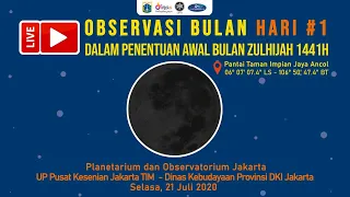 OBSERVASI BULAN HARI #1 DALAM PENENTUAN AWAL BULAN ZULHIJAH 1441H