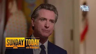 Gavin Newsom on calls for him to run for president against Biden