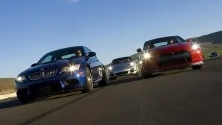 BMW M3 vs. Nissan GT-R vs. Porsche 911 Turbo - CAR and DRIVER