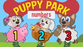 Counting Fun for Kids | Puppy Park #1 | Count 1 - 10 | From the makers of Number Zoo