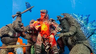 Godzilla vs Kong vs mecha Godzilla epic battles 2 versions