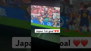japan 1st goal vs crosia world cup 5 dec 2022 (round 16)
