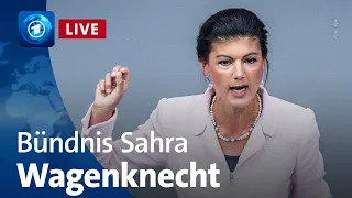 Pressekonferenz: Wagenknecht stellt „Bündnis Sahra Wagenknecht“ vor