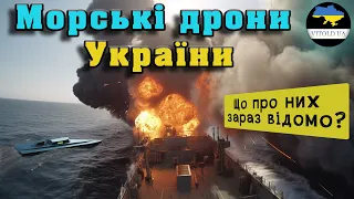 Що зараз відомо про морські дрони України? Морський малюк, Магура, Толока, Марічка та інші.