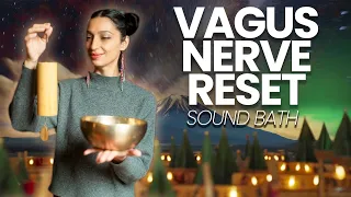 Vagus Nerve Healing Frequency Music for Sleep (Sound Bath Meditation)