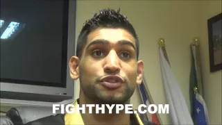 AMIR KHAN QUESTIONS FLOYD MAYWEATHER'S LEGACY: "HE WILL NEVER BE SEEN AS A LEGEND IN THE SPORT"