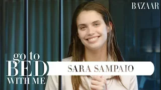 Sara Sampaio's Nighttime Skincare Routine | Go To Bed With Me | Harper's BAZAAR