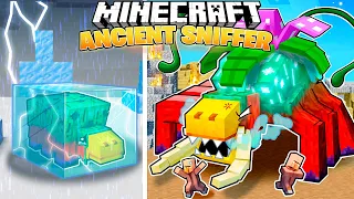 I Survived 100 Days as an ANCIENT SNIFFER in HARDCORE Minecraft!