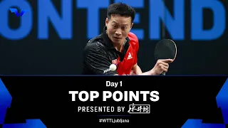Top Points of Day 1 presented by Shuijingfang | WTT Star Contender Ljubljana 2023