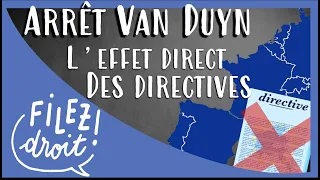 Arrêt Van Duyn : l’effet direct des directives (CJCE, 4/12/1974)