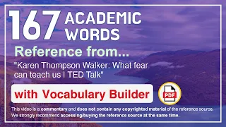 167 Academic Words Ref from "Karen Thompson Walker: What fear can teach us | TED Talk"