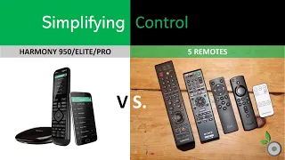 Harmony Elite vs 5 Remotes - Universal Remote Overview, Unboxing, Setup and Tips