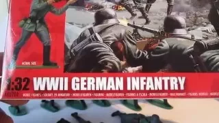 Airfix 1:32 German Infantry  ww2 Painted!