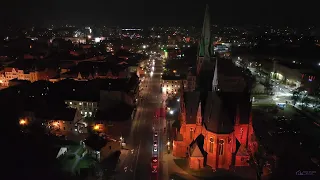 Toruń nocą 4K