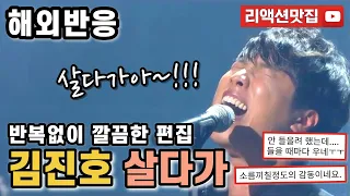[반복없이깔끔한편집] 김진호 살다가 Kim Jin Ho As You Live 불후의명곡 해외반응 리액션 모음