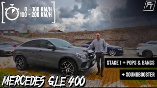 Mercedes Benz GLE 400 Tuning | Stage 1 + Pops & Bangs + Soundbooster | FastTuning
