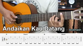 Andaikan Kau Datang - Andmesh - Fingerstyle Guitar Tutorial + TAB & Lyrics