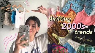 THRIFTING Y2K TRENDS ☆ early 2000s thrift trip!