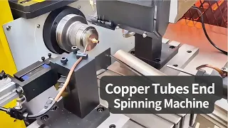 Tube end forming machine/Spinning machine/Copper accumulator tube end reduce spinning machine