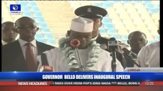 Governor Bello Delivers Inaugural Speech Pt.1