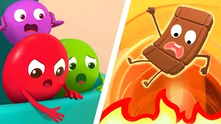 Colorful Candies Rescue Team | Learn Colors | Kids Cartoon | Funny Kids Stories | BabyBus