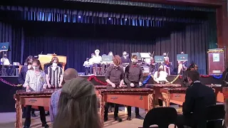 Senior marimba band Christmas concert 2021