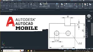 Tutorial AutoCad Android Mobile - Gambar Teknik 2D