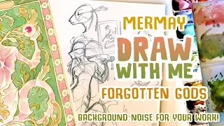 A Forgotten Dragon God for Mermay DRAW WITH ME Ep 12